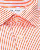 Wrinkle Resistant Saffron Striped Shirt