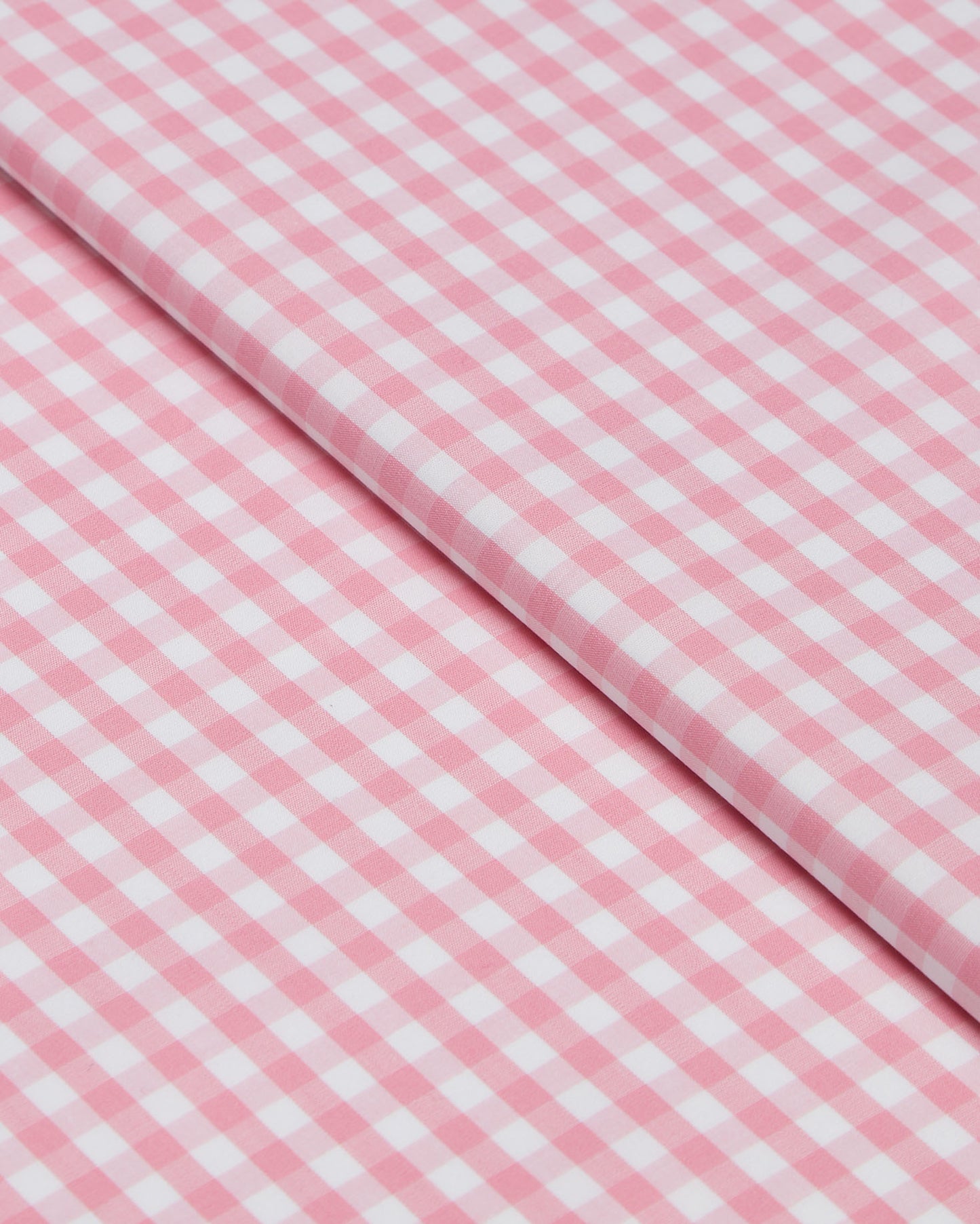 Oyster Pink Gingham Checked Shirt