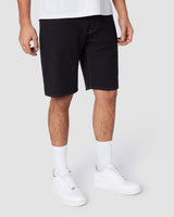 Smoked Black || Knit-like Soft Shorts