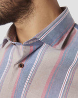 Tawny Washed Striped Shirt