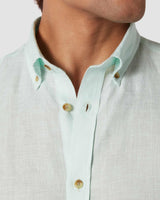 Iced Mint Linen Shirt
