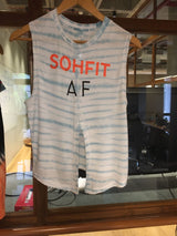 Exhale Muscle Tie Front Top