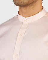 Wrinkle Resistant Peach Oxford Shirt