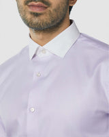 Wrinkle Resistant Premium Iced Grape Twill Shirt