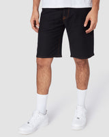 Smoked Black || Knit-like Soft Shorts