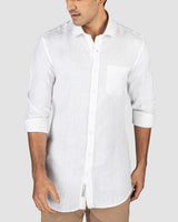 Snowy Linen Shirt