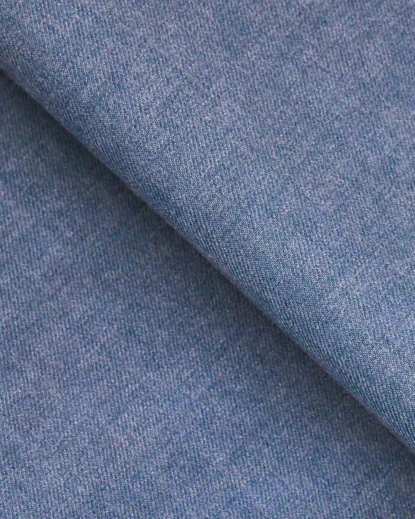 Sapphire Blue Brushed Twill Shirt