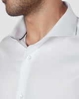 Monti White Ray Twill Shirt