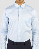 Wrinkle Resistant Powder Blue Oxford Shirt