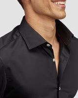 Jet Stretch Satin Shirt