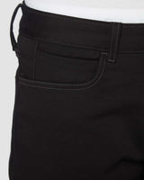 Smoked Black || Knit-like Soft Shorts
