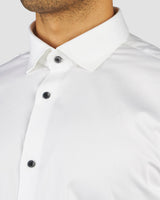 Crema Stretch Satin Shirt