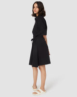 Into The Night Belted Dress