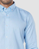 Ruby Red Dotted Print Shirt