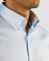 Wrinkle Resistant Powder Blue Oxford Shirt