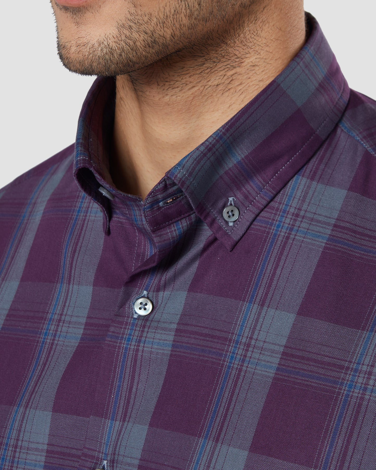 Grape Jelly Checked Shirt