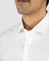 Snowy Linen Shirt