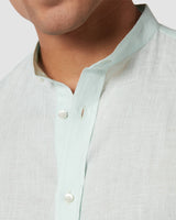 Pistachio Cream Linen Shirt