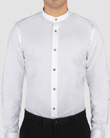 Wrinkle Resistant White Sand Poplin Shirt