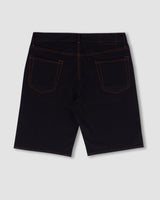 Smoked Black || Knit-like Soft Shorts