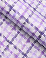 purple vintage oxford checks