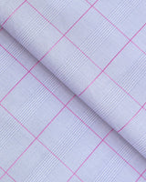 Wrinkle Resistant Blue Glen Plaid Checks Shirt