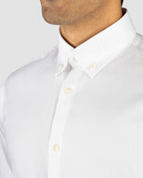 Wrinkle Resistant Powder White Oxford Shirt
