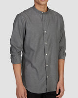 Thunder Grey Brushed Twill Shirt