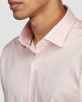 Rose Stretch Satin Shirt