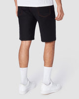Smoked Black || Knit-like Soft Shorts