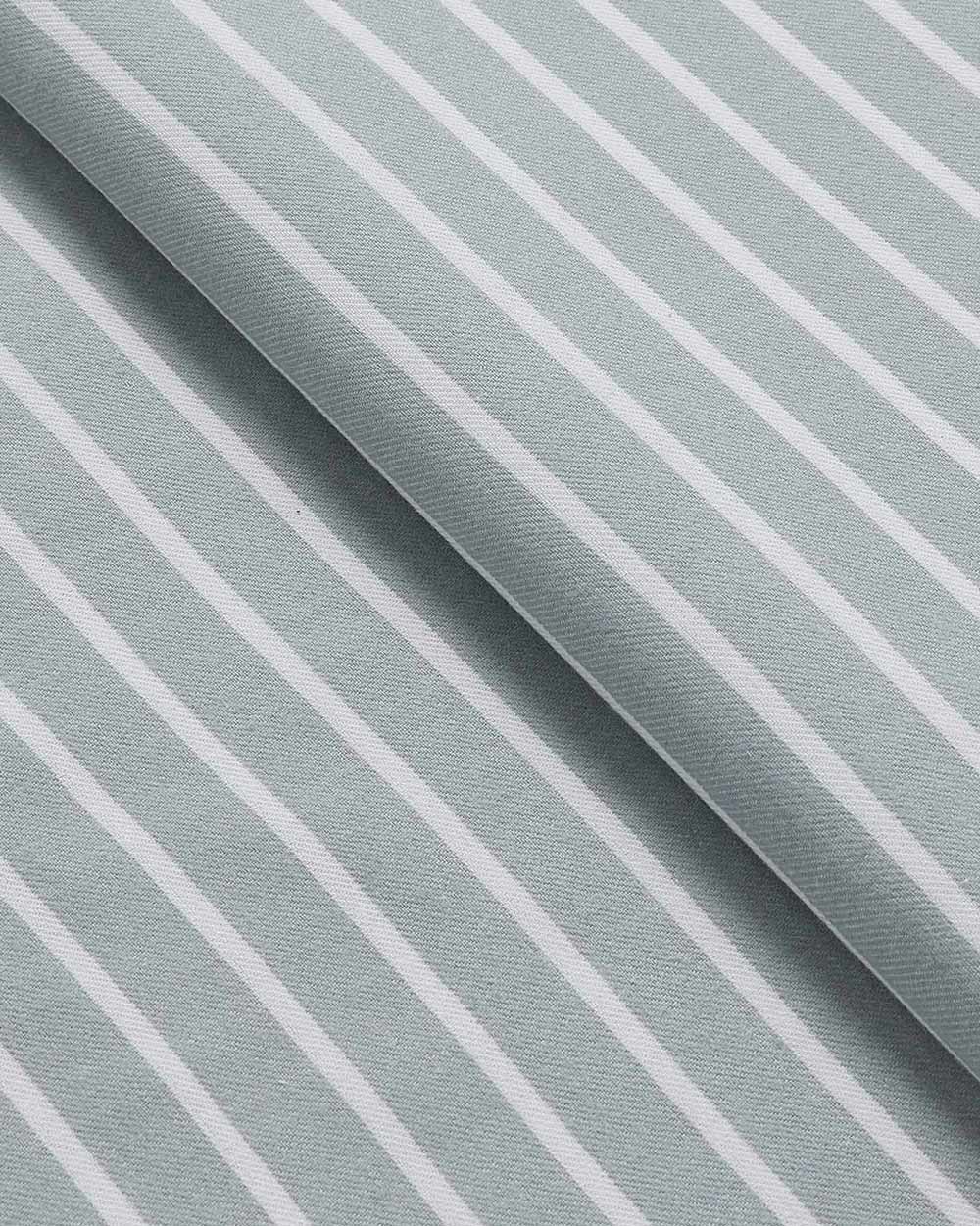 Mushroom Grey Brushed Striped Shirt