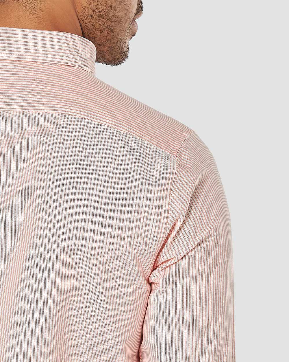 Thomas Mason Ginger Striped Shirt