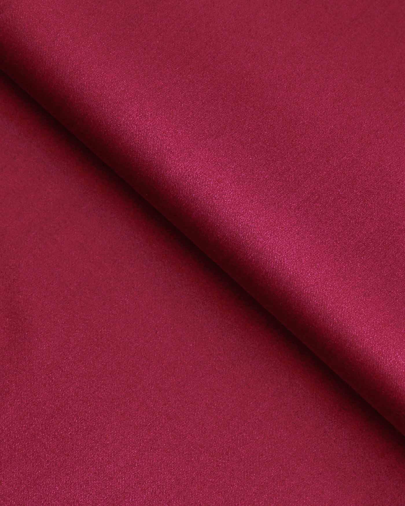Currant Stretch Satin Shirt