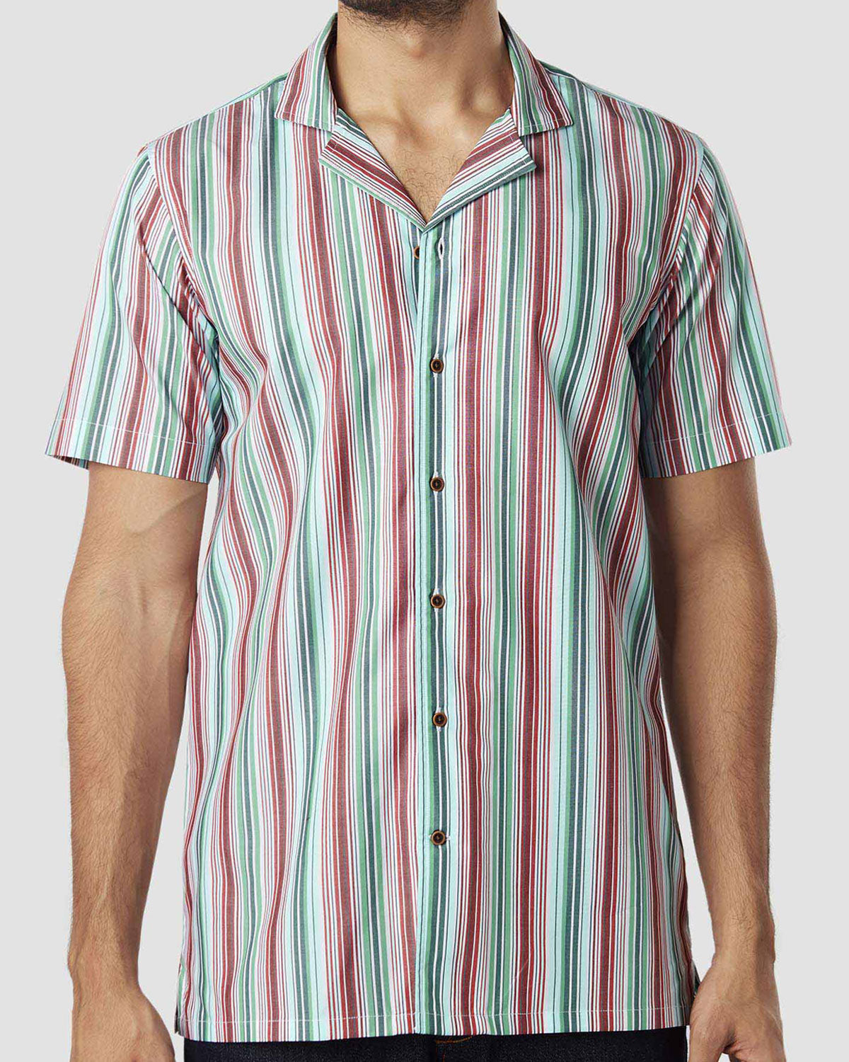 Surfboard Striped Shirt