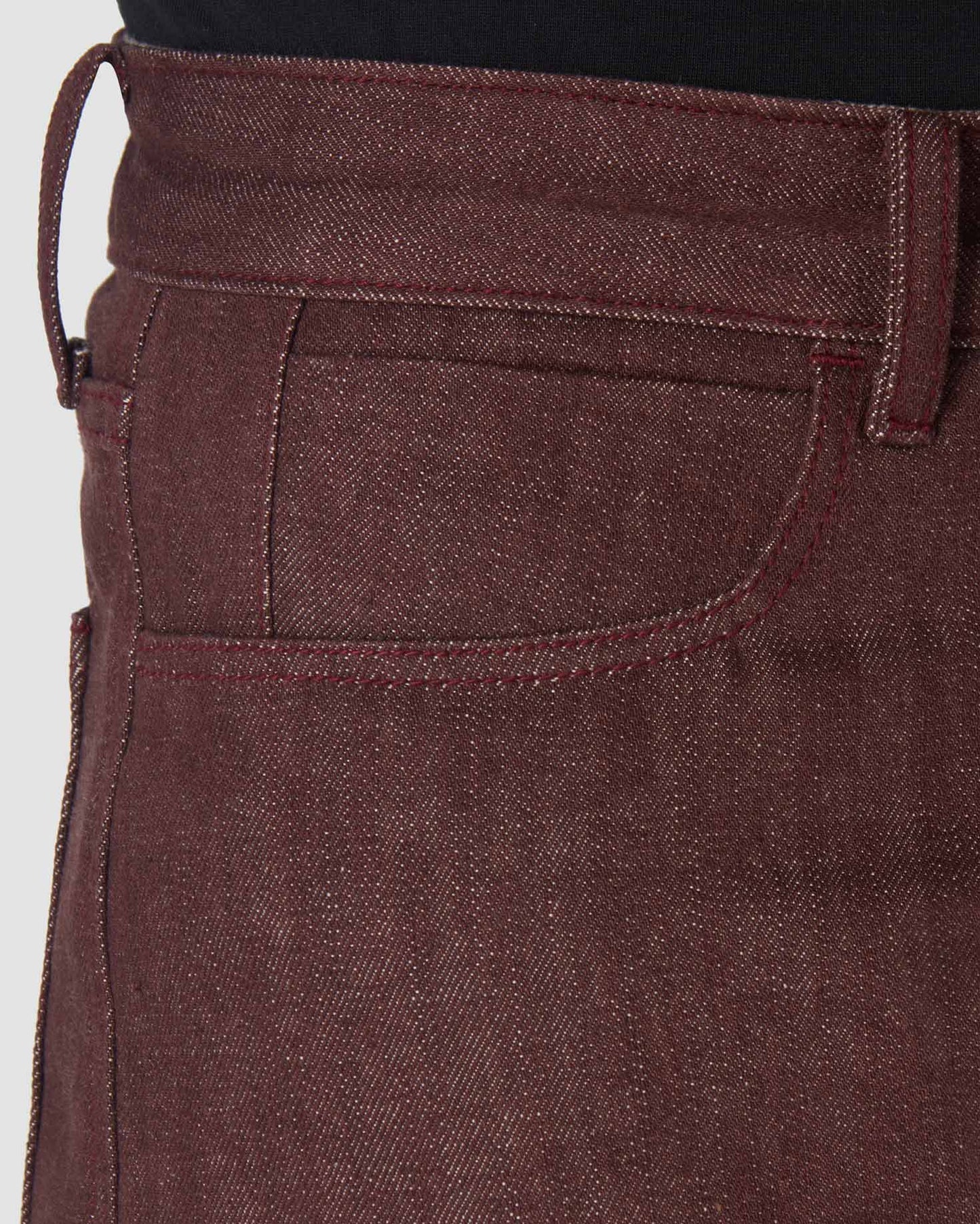 Maroon || Organic Cotton Jeans