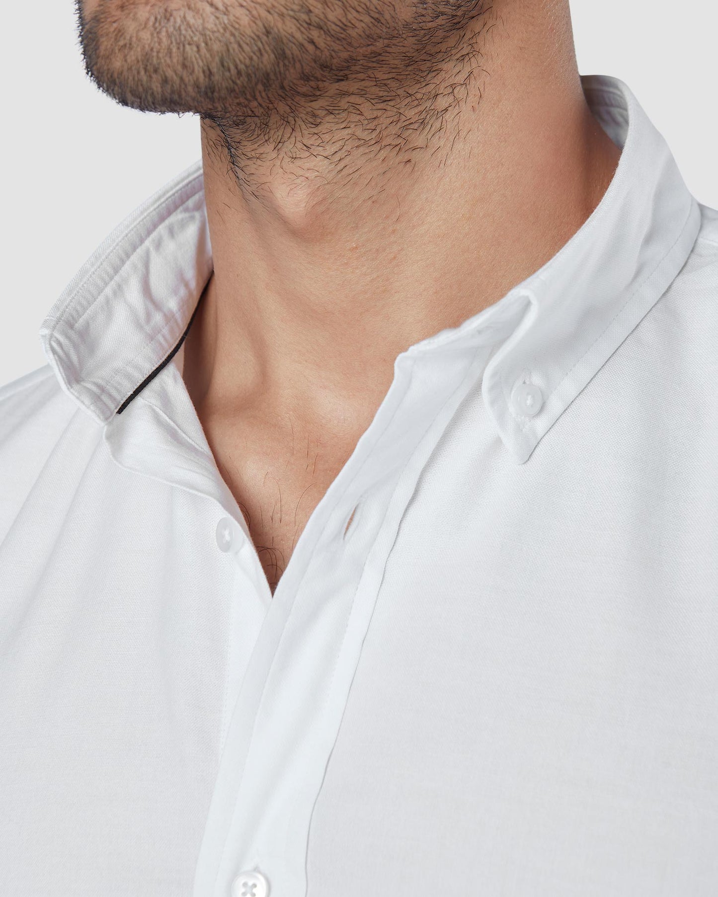 White Vintage Washed Oxford Shirt