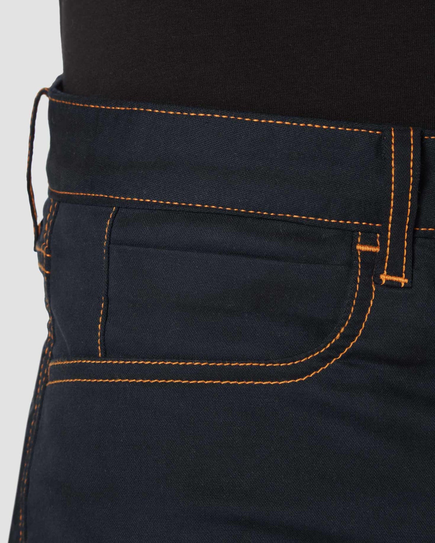 Navy || Super-soft Stretch Light Shorts