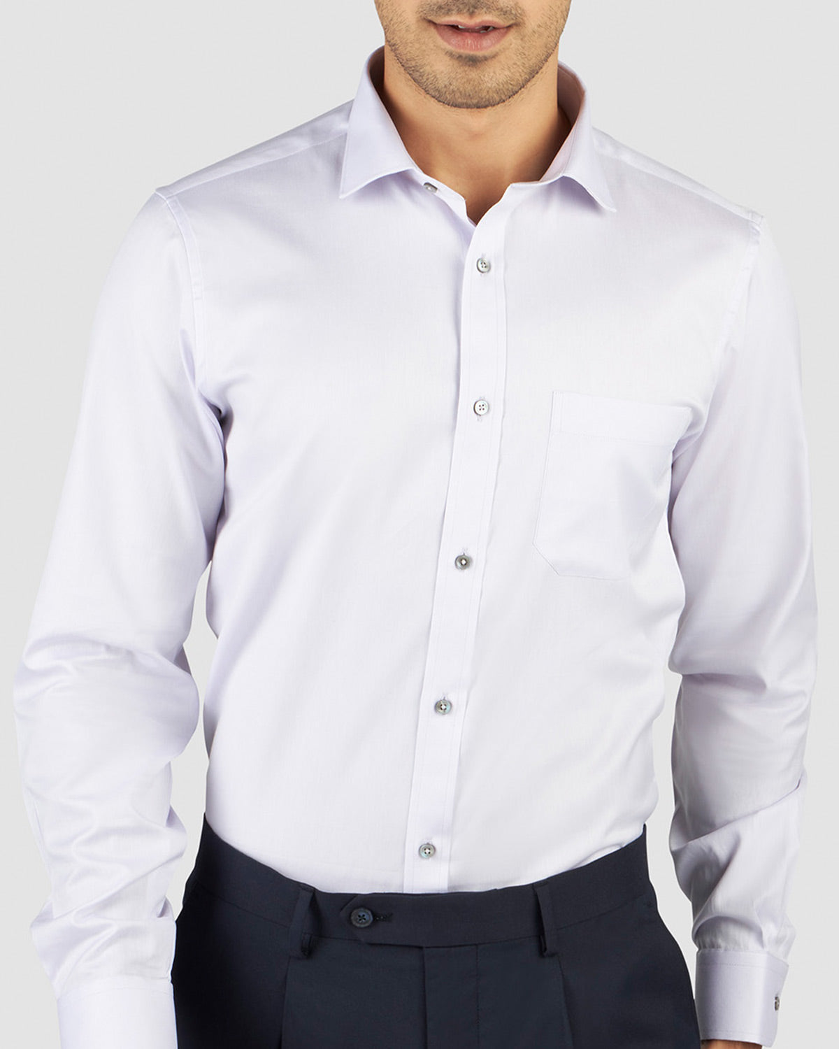 Wrinkle Resistant Purple Oxford Shirt