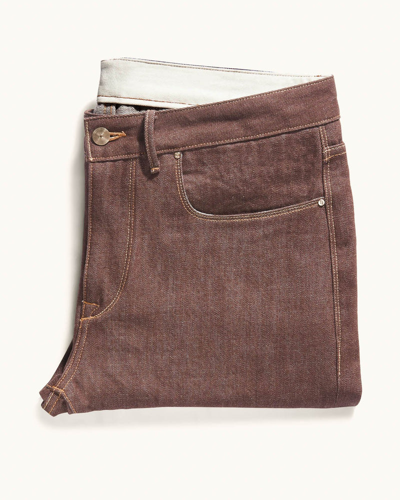 Rustic Red | Organic Cotton Jeans