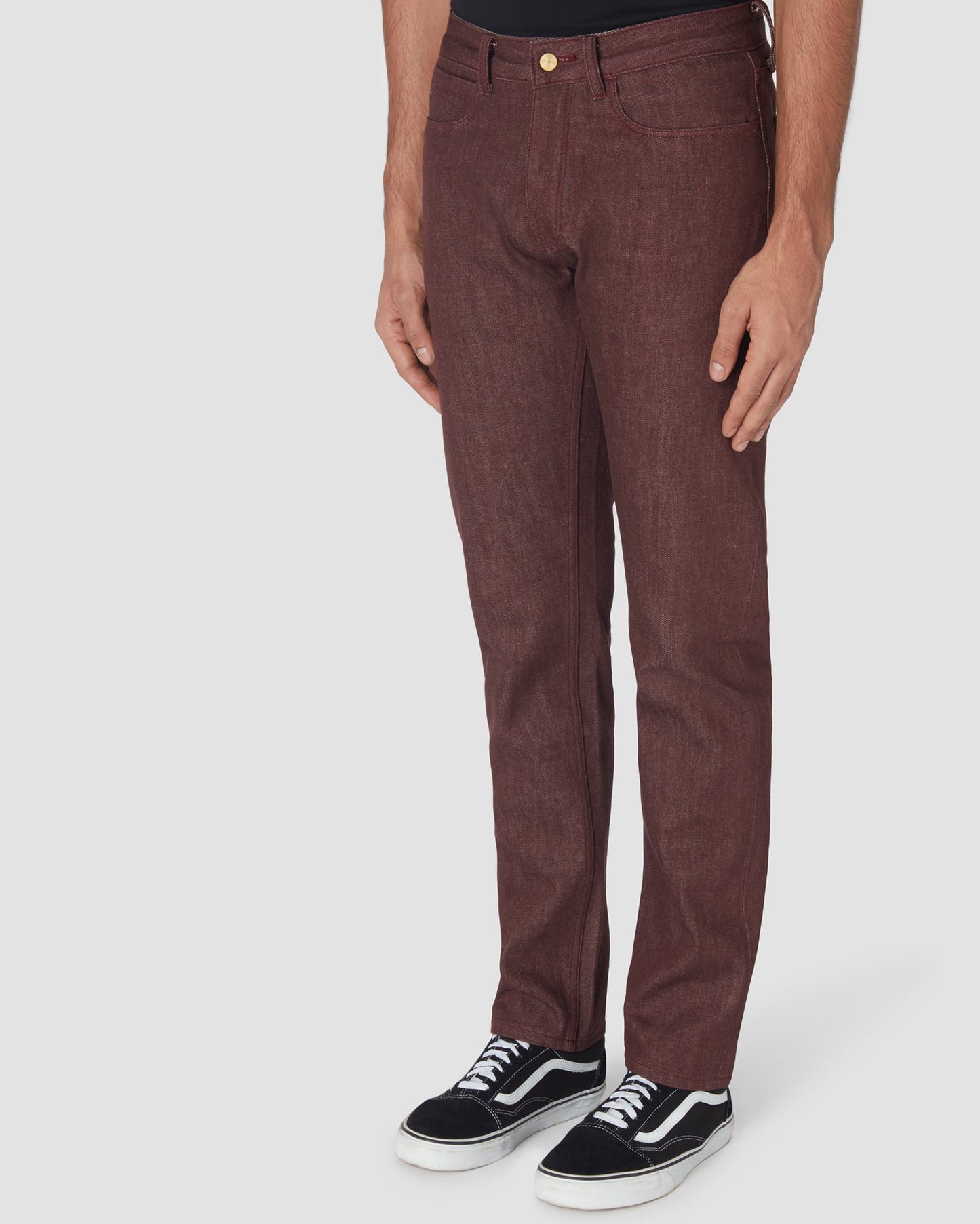 Maroon || Organic Cotton Jeans