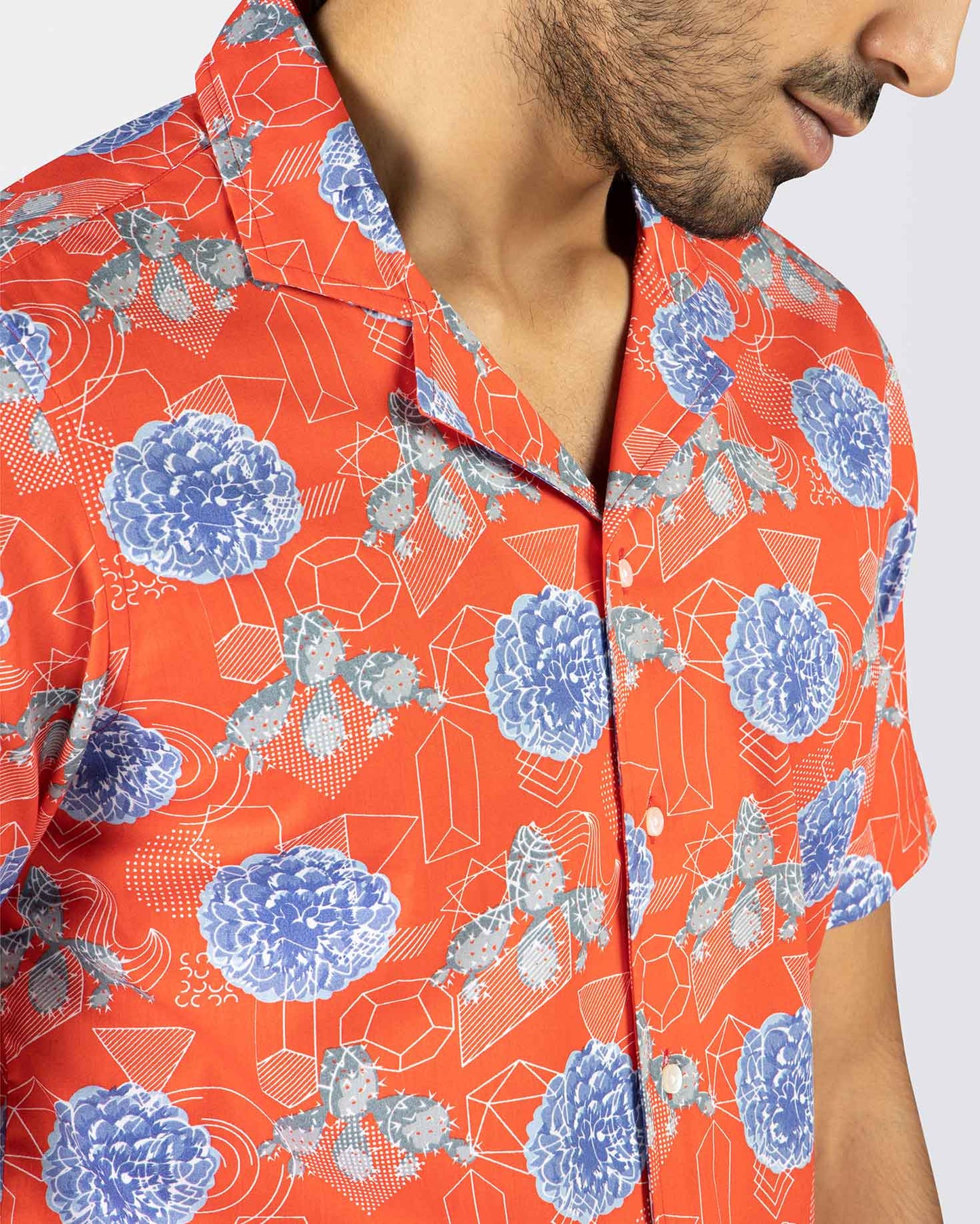 Scarlet Blossom Shirt