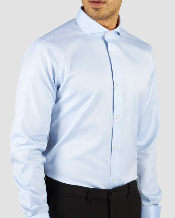 Wrinkle Resistant Blue Oxford Shirt