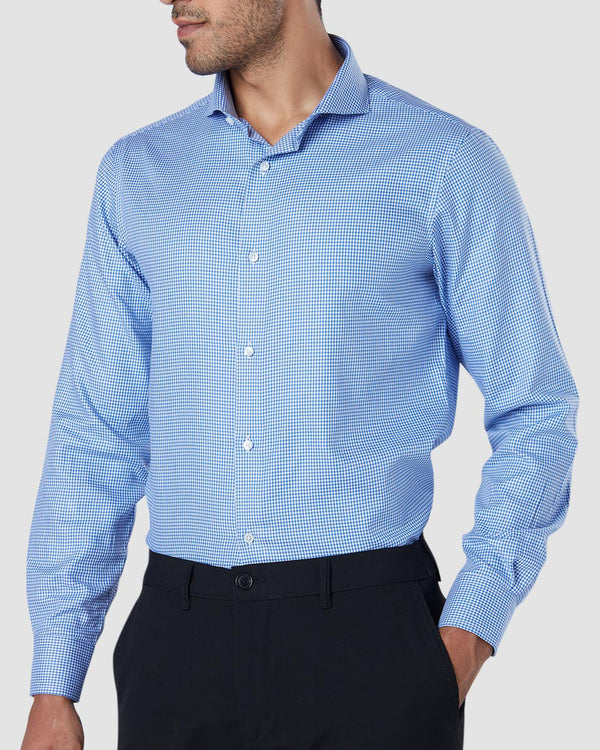 Blue Sky Houndstooth Shirt