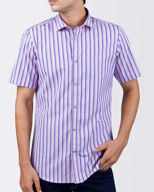 Thomas Mason Taffy Striped Shirt