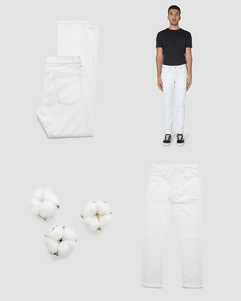 Off White | Super-soft Stretch Light Jeans