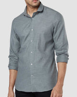 Thomas Mason Clay Grey Shirt
