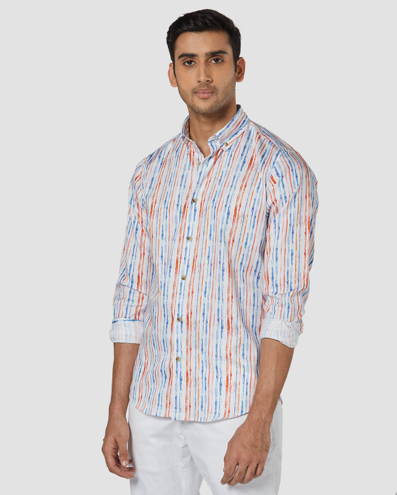 Watercolour Striped Shirt