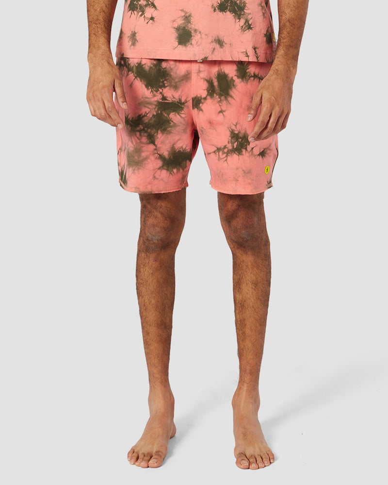 Tie Dye Clash French Terry Shorts
