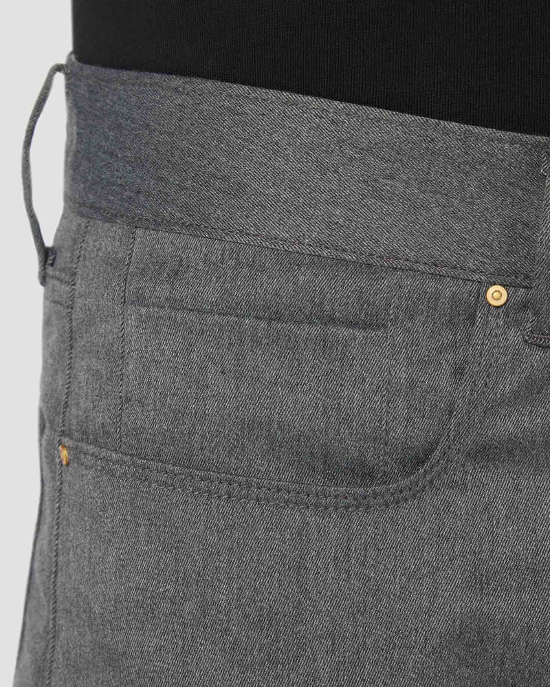 Charcoal Heather || Soft Stretch Light Jeans
