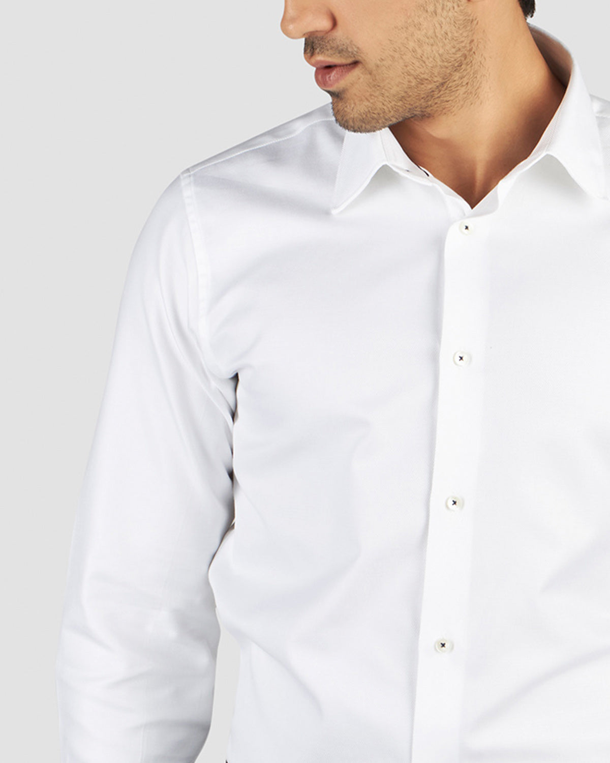Wrinkle Resistant Snowflake Twill Shirt